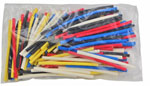 Bild vom Artikel 125-teiliges Schrumpfschlauch-Set 1,2 - 0,6mm, schwarz, gelb, weiß, rot, blau (40mm)