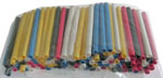 Bild vom Artikel 125-teiliges Schrumpfschlauch-Set 2,4 - 1,2mm, schwarz, gelb, weiß, rot, blau (40mm)