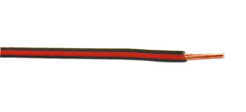 Bild vom Artikel FLRY-A 2-farbige Fahrzeugleitung, 0.35 mm², Schwarz-Rot
