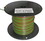 Bild vom Artikel FLRY-A Fahrzeugleitung, 0.35 mm², Grün-Rot (25m-Spule)