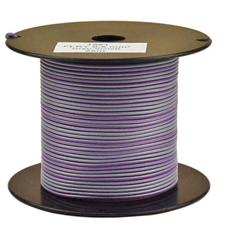 Bild vom Artikel FLRY-A Fahrzeugleitung 0,50 qmm, Grau-Violett (25m-Spule)