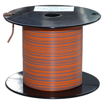Bild vom Artikel FLRY-A 0.35 mm² Fahrzeugleitung, Orange-Grau (25m-Spule)