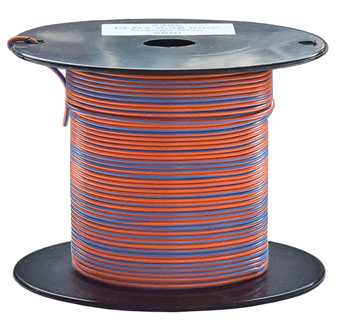 Bild vom Artikel FLRY-A 0.35 mm² Fahrzeugleitung, Orange-Blau (25m-Spule)