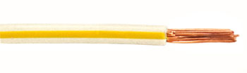Bild vom Artikel FLRY 2-farbige Fahrzeugleitung, 1.5 mm²,  Weiß-Gelb