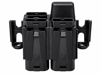 4x MiniVal-Sicherungshalter mit Halter und Gummikappe