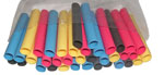 Bild vom Artikel 40-teiliges Schrumpfschlauch-Set 4,8-2,4mm, schwarz, gelb, rot, blau (40mm)