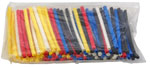 Bild vom Artikel 125-teiliges Schrumpfschlauch-Set 1,6 - 0,8mm, schwarz, gelb, weiß, rot, blau (40mm)