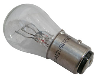 Zweifaden-Glühlampe weiß, 12V, 5/21W , Bay15d in KFZ-Elektrik