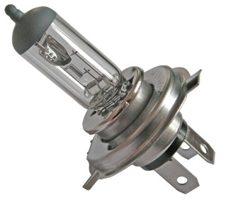 KFZ 16072: KFZ-Lampe, H4, P43t, White, 2er-Pack bei reichelt elektronik