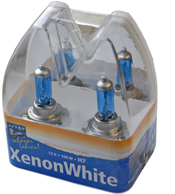 1 Paar Halogen-Glühlampe H7 12V 100W, Xenon-Blau (PX26d) in KFZ-Elektrik >  Glühlampen