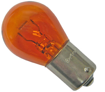 Glühlampe gelb/orange, 12V / 21W , Ba15s in KFZ-Elektrik > Glühlampen