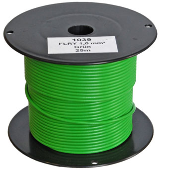 25m-Spule FLRY-B 1mm2 grün