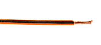 Bild vom Artikel FLRY 2-farbige Fahrzeugleitung 0,75 qmm,  Orange-Schwarz