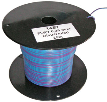25m-Spule FLRY-A 0,35mm² blau-violett