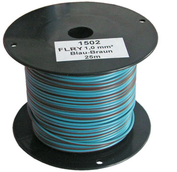 Grün AK-Parts FLRY Fahrzeugleitung Meterware 1,00 mm² Blau 
