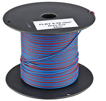 Bild vom Artikel FLRY-A Fahrzeugleitung, 0.35 mm², Blau-Rot (25m-Spule)