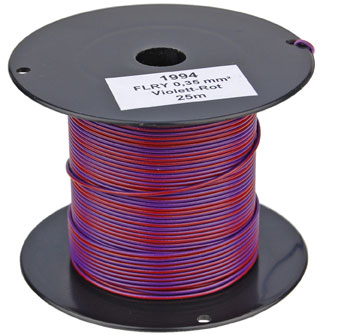 Bild vom Artikel FLRY-A Fahrzeugleitung, 0.35 mm², Violett-Rot (25m-Spule)