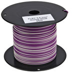 Bild vom Artikel FLRY-A 0,50 qmm Fahrzeugleitung, Violett-Weiß (25m-Spule)