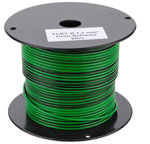 25m-Spule FLRY-A 1,0mm² grün-schwarz