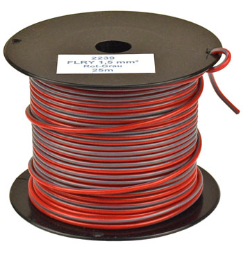 Bild vom Artikel FLRY 1.5 mm² Fahrzeugleitung, Rot-Grau (25m-Spule)