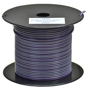 Bild vom Artikel FLRY-B Fahrzeugleitung 0,75 qmm, Grau-Violett (25m-Spule)