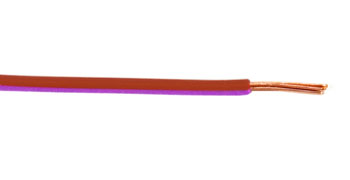 Bild vom Artikel FLRY 2-farbige Fahrzeugleitung 0,50 qmm, Braun-Violett
