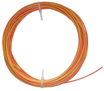 10m-Bund der zweifarbigen Fahrzeugleitung FLRY 0,75qmm Gelb/Rot