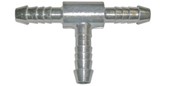 Bild vom Artikel TS6 Schlauchverbinder 6mm T-Stück (Stahl, verzinkt)