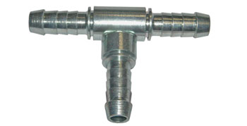 Bild vom Artikel TS8 Schlauchverbinder 8mm T-Stück (Stahl, verzinkt)