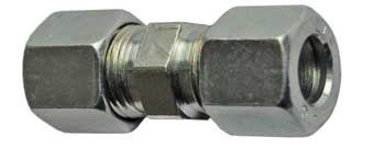 Bild vom Artikel gerader Schneidringverbinder für Rohrleitungen 8mm (AD) Stahl verz.