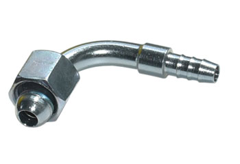 Bild vom Artikel Rohrbogen-Dichtkegelnippel für Polyamidleitungs-Innen-Ø: 6mm mit Überwurfmutter M14x1,5