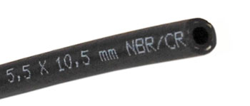 Kraftstoffschlauch NBR/CR 7,5 x 13,5 mm Benzinschlauch