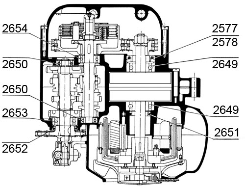 Schnittbild Tatranmotor